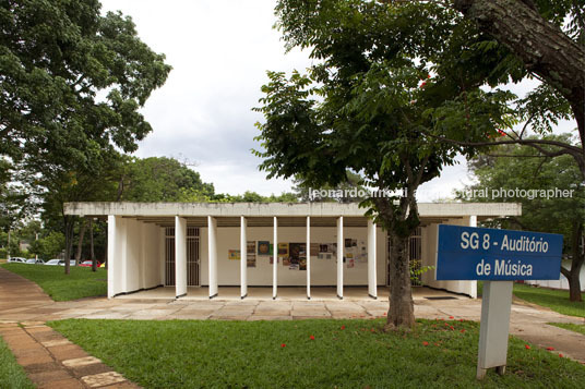 sg8 auditório escola de música - unb oscar niemeyer