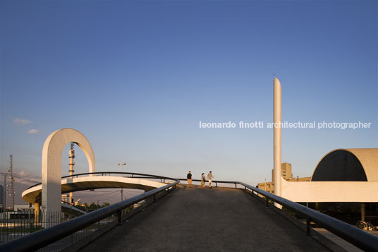 catwalk at memorial of latin america oscar niemeyer