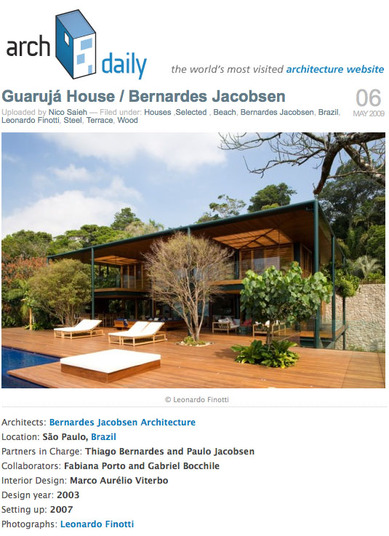 guarujá house / bernardes jacobsen