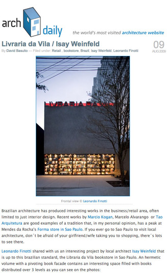 livraria da vila / isay weinfeld