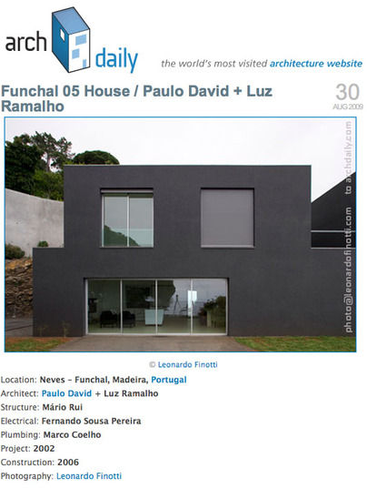 funchal 05 house / paulo david + luz ramalho