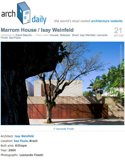 marrom house / isay weinfeld