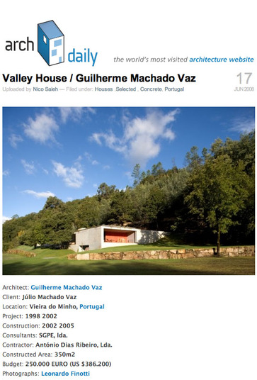 valley house / guilherme machado vaz