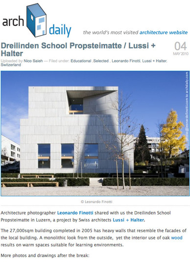 dreilinden school propsteimatte / lussi + halter