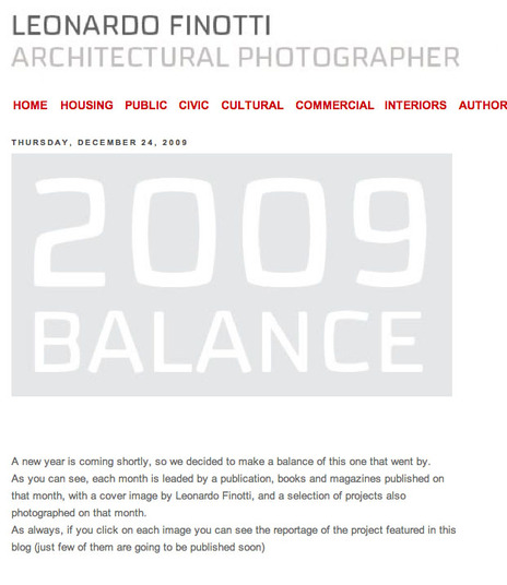 2009 balance
