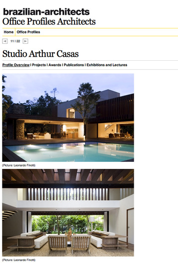 office profiles architects: studio arthur casas