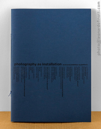 photography as installation - book and exhibition as platform