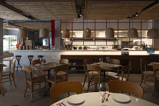 restaurante pasta em casa play arquitetura